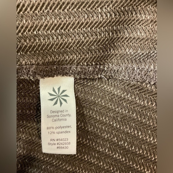 Athleta Hope Herringbone Zip Up Yoga Jacket - Picture 2 of 9